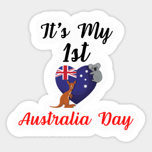 It's  My 1st Australia Day Sticker